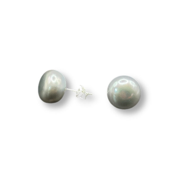 Grey Stud Pearls