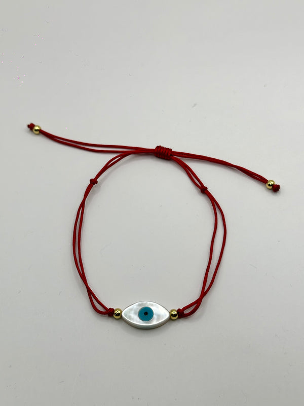 Evil Eye Red Bracelet Oval