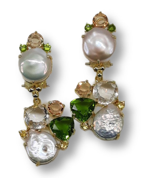Vinia Green Luxe Earrings