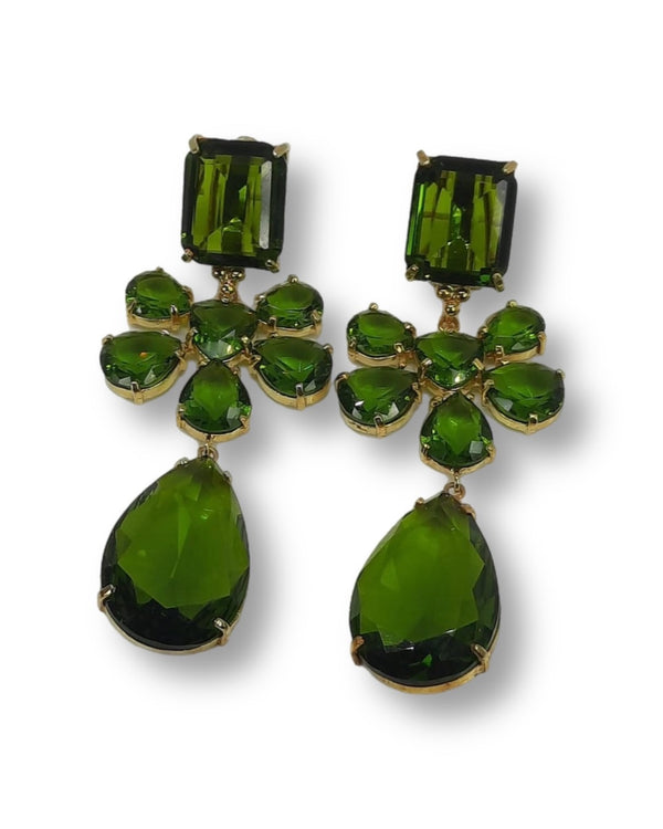 Florette Green Luxe Earrings