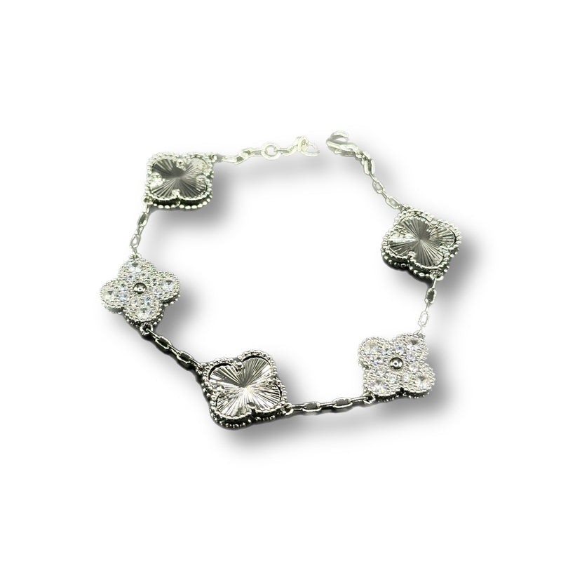 Crystal Clover Bracelet