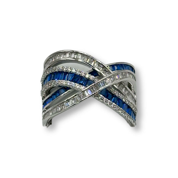 Statement Blue Rings