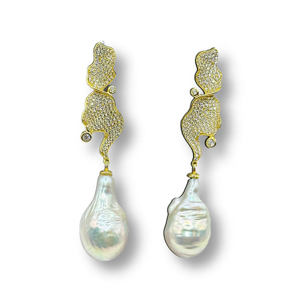 Atlantis Pave Dangles