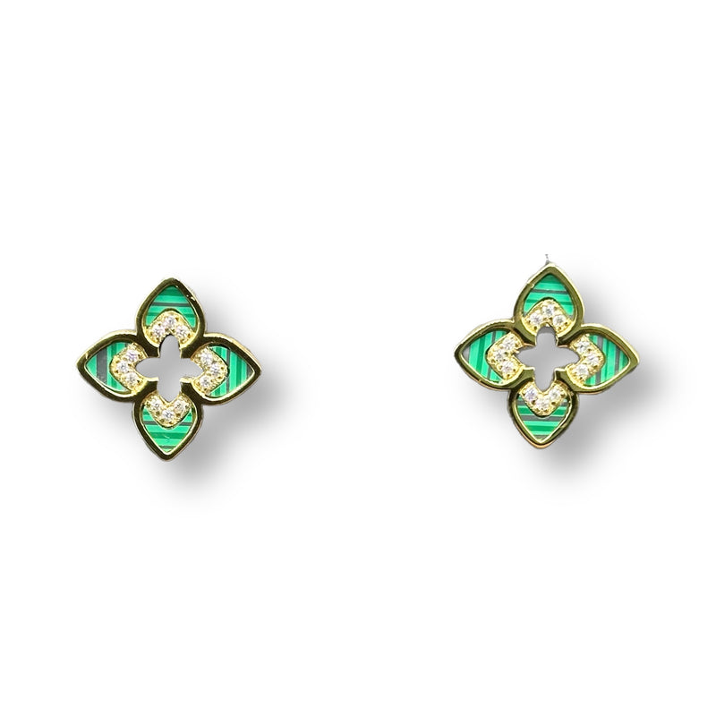 French Flower Studs