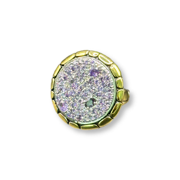 Round Crystal Ring