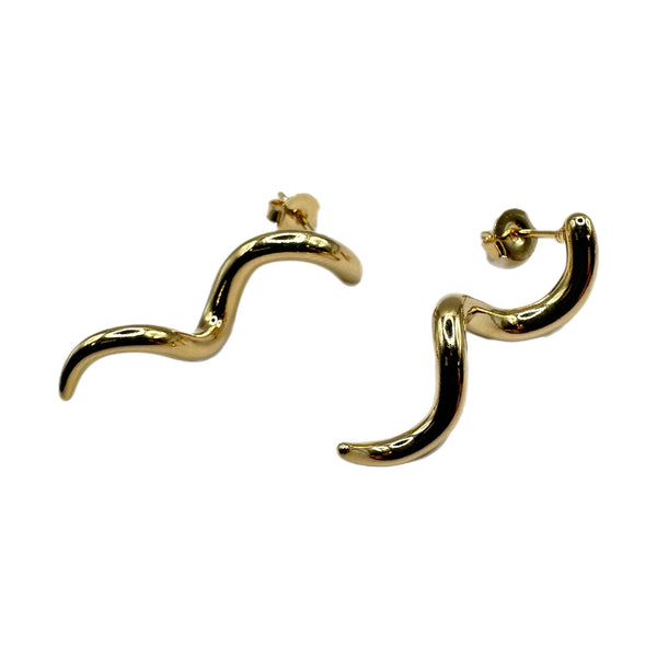 Twisty Post Earrings Goldfill