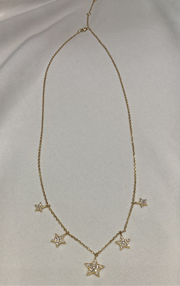 Cadena 5 star Gold plated