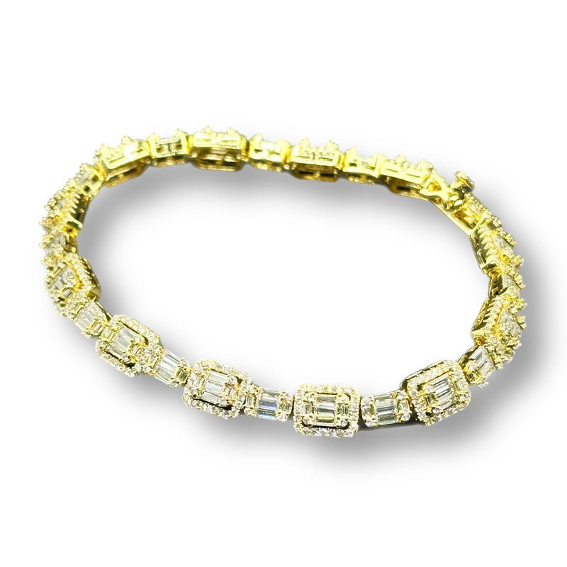 Fancy Square Tennis Bracelet