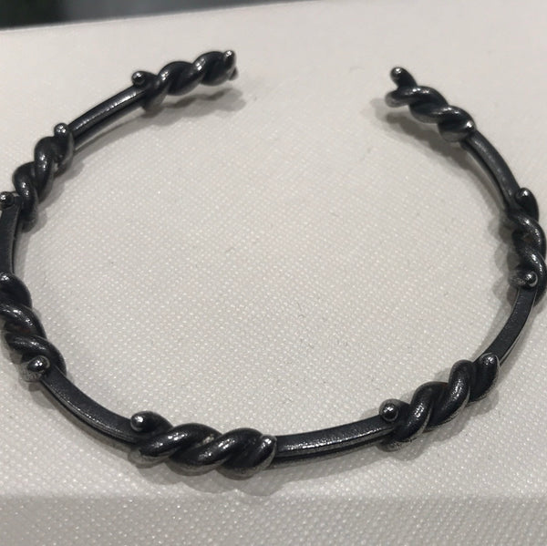 Barbwire Mens Bracelet