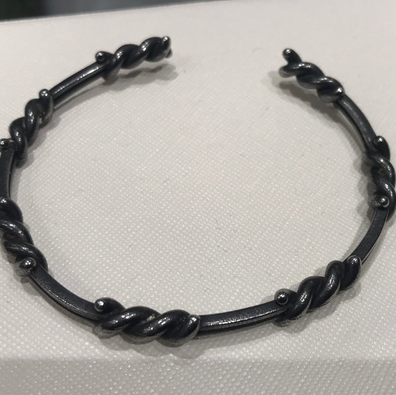Barbwire Mens Bracelet