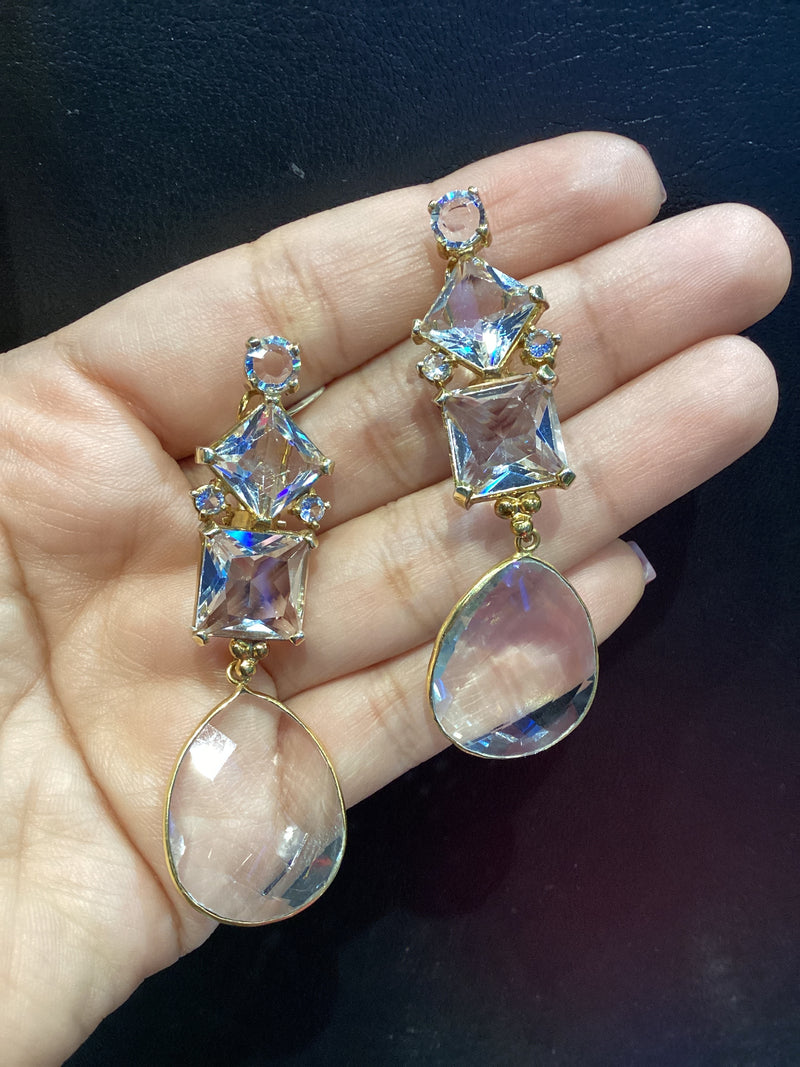 Arete Cuarzo Cristal 2 en 1 Figura Geometrica