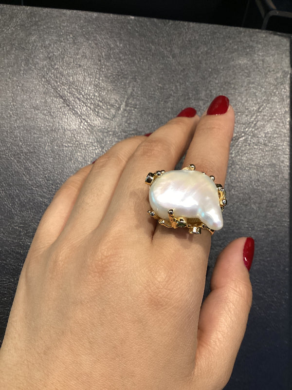Anillos de Barroca con Piedras Colores