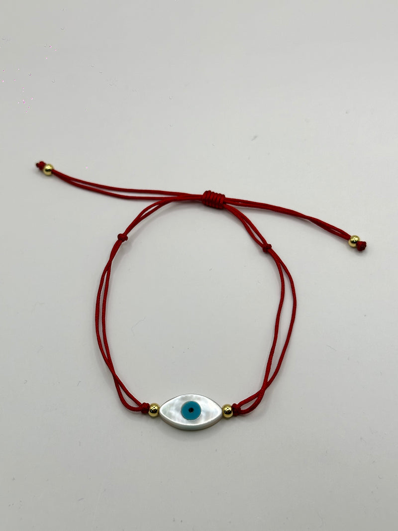 Evil Eye Red Bracelet Oval