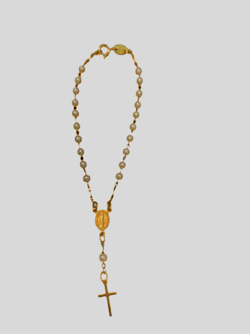 Rosario Goldfill Perlas