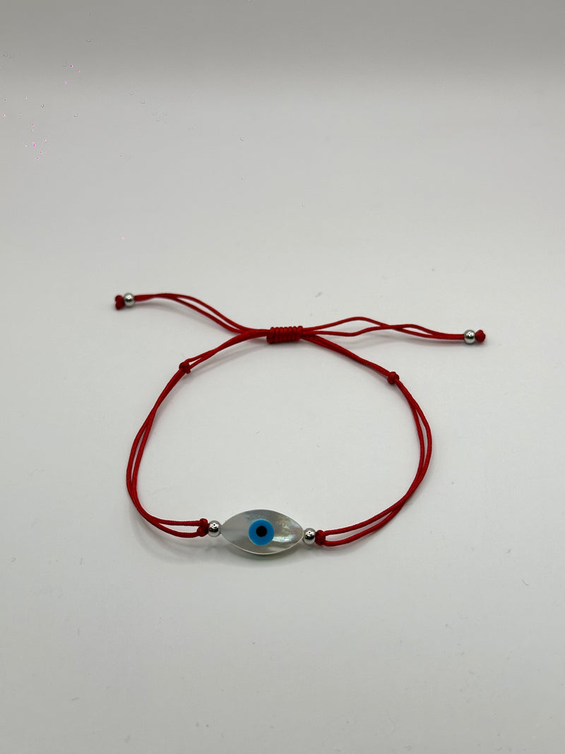 Evil Eye Red Bracelet Oval