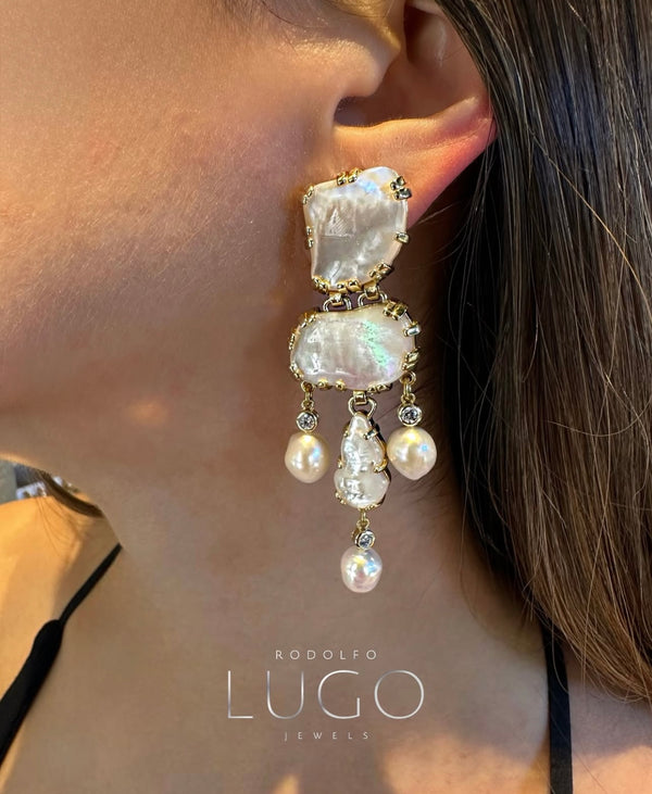 Luxe Arete Madre Perla 3 Tier 3621GD