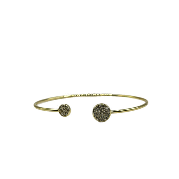 Pave Circles Cuffs
