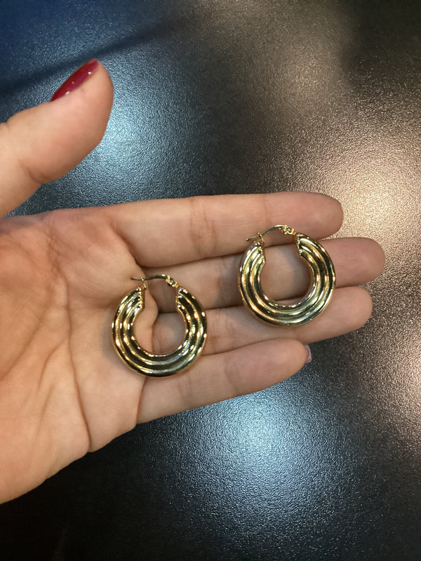 3 Lined Hoop