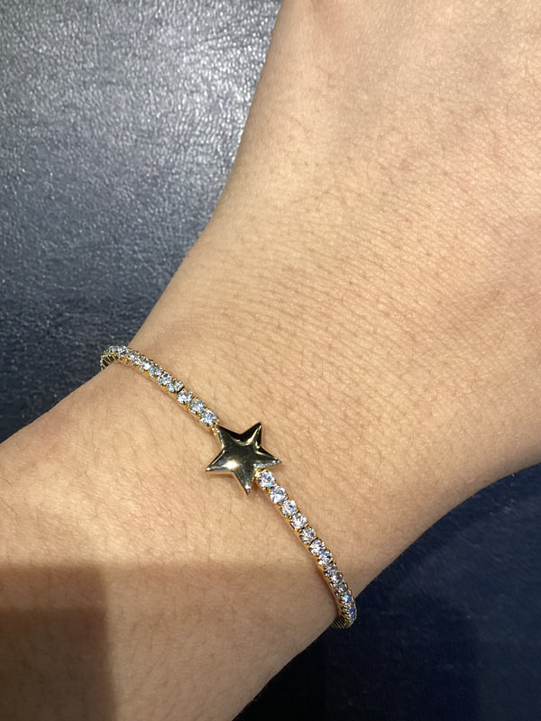 Cuff Cristales Estrellas Dainty