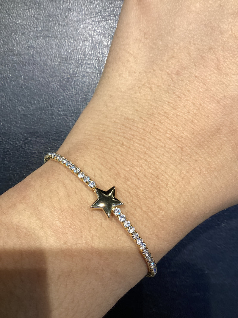 Cuff Cristales Estrellas Dainty