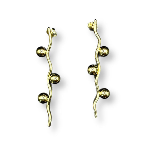 Wavy Stick Earrings