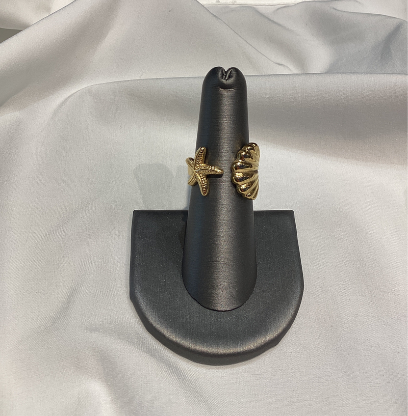 ANillo Concha Estrella Mar