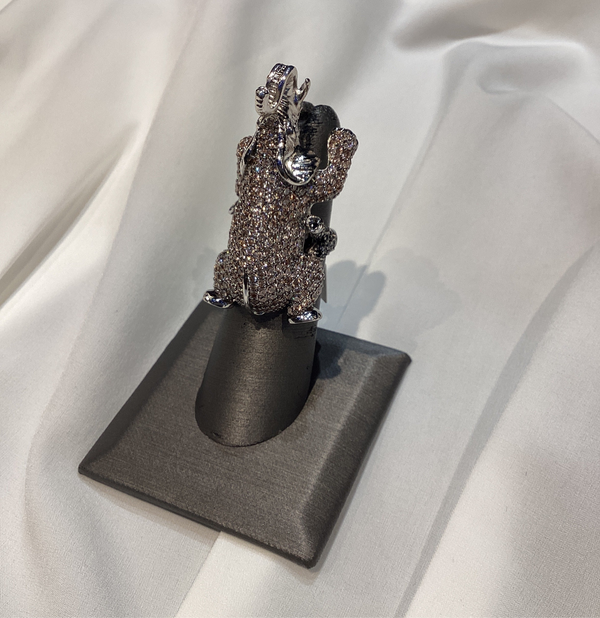 Anillo Elefante Pave