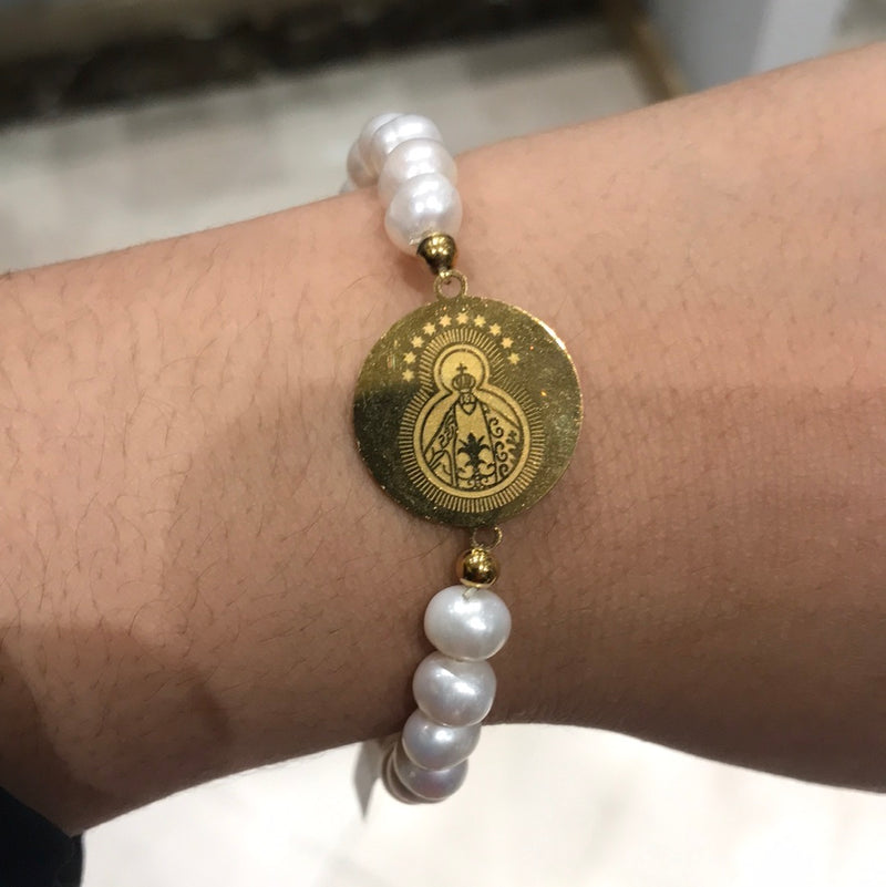 Pulsera de Perlas dije Virgen