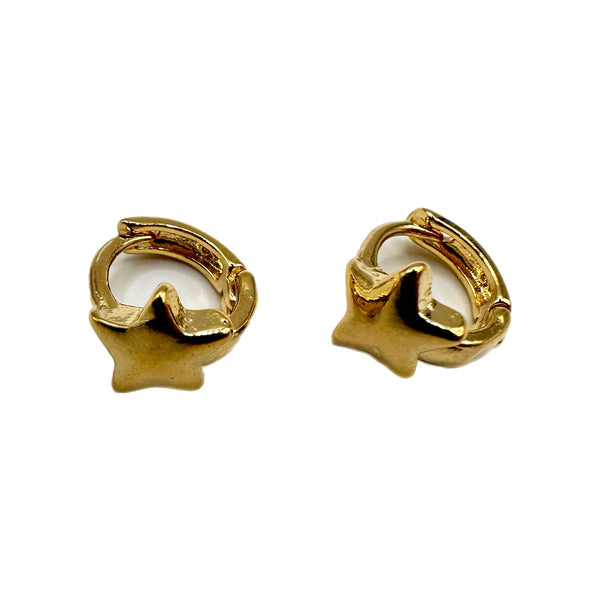 Star Mini Hoops Goldfill