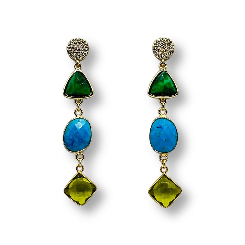 Green Candy Dangles