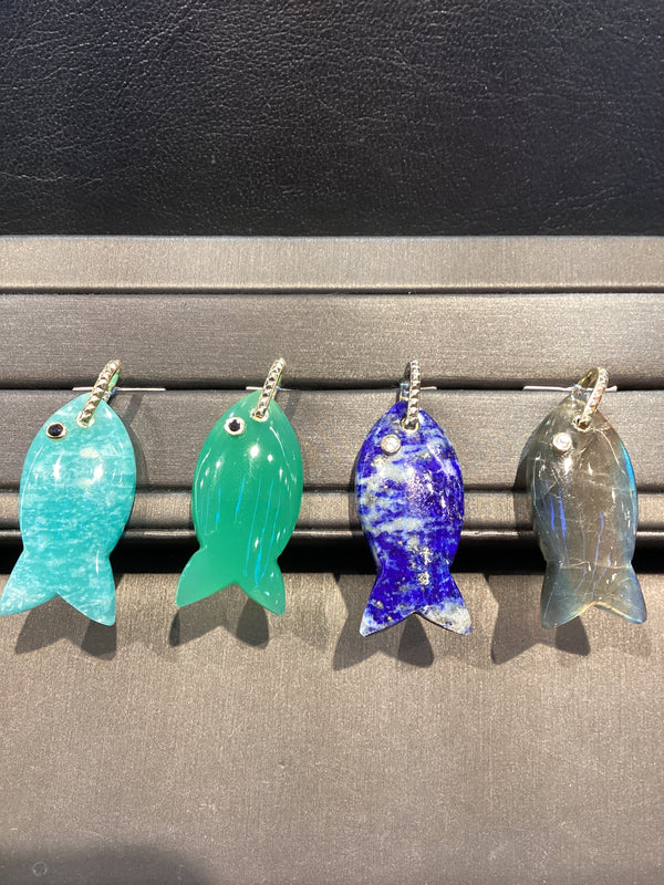Dijes Piedras semipreciosas Grandes Hanging