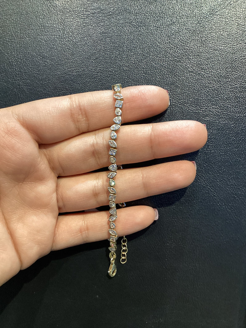 Shapes Crystal Tennis Bracelets