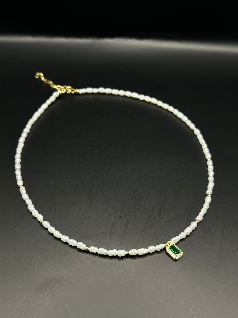 Crystal Pearl Choker