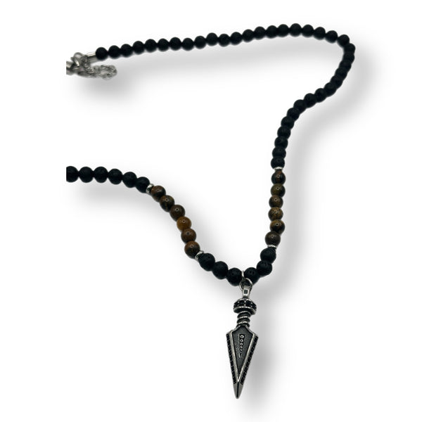 Cat’s Eye Arrow Necklace Mens