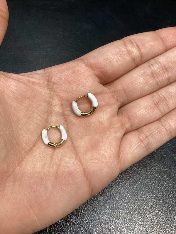Argollitas esmaltadas de niña