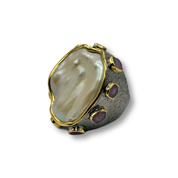 Keishi Baroque Statement Ring