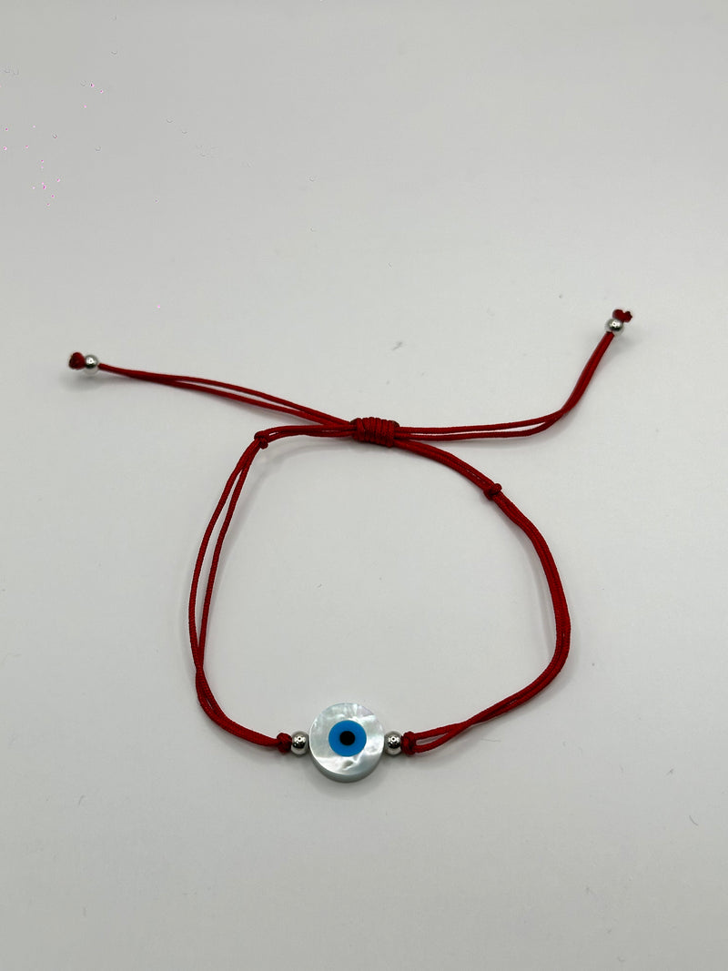 Round Evil eye Red bracelet