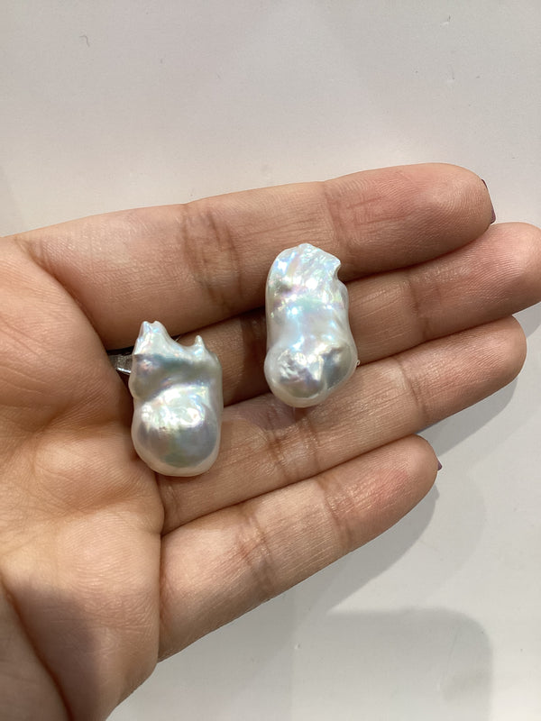 Aretes Perlas Barrocas