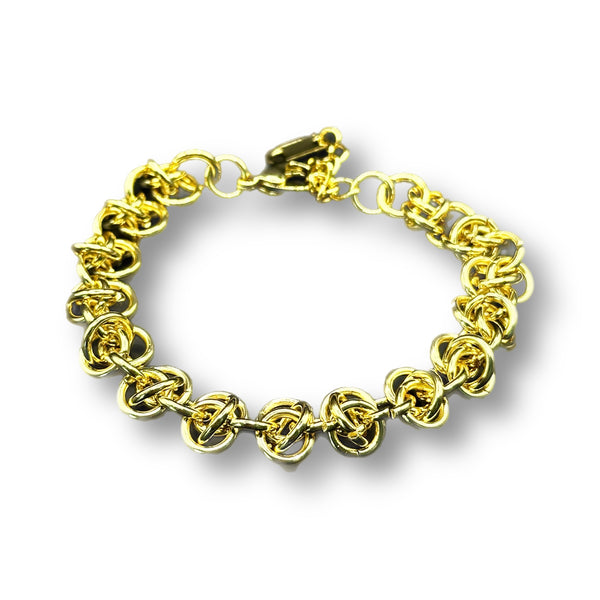 Interlocking Jump Ring Bracelet