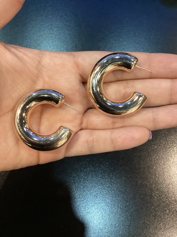 Argollas Tube XL Goldfill