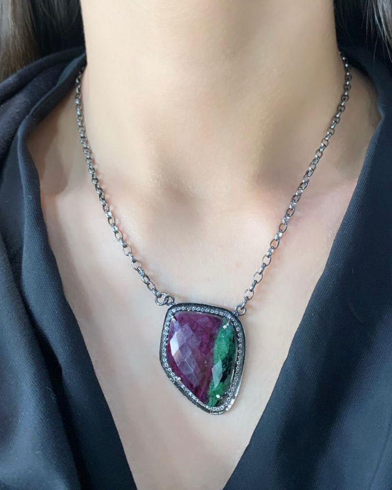 Ruby Zoisite G Necklace