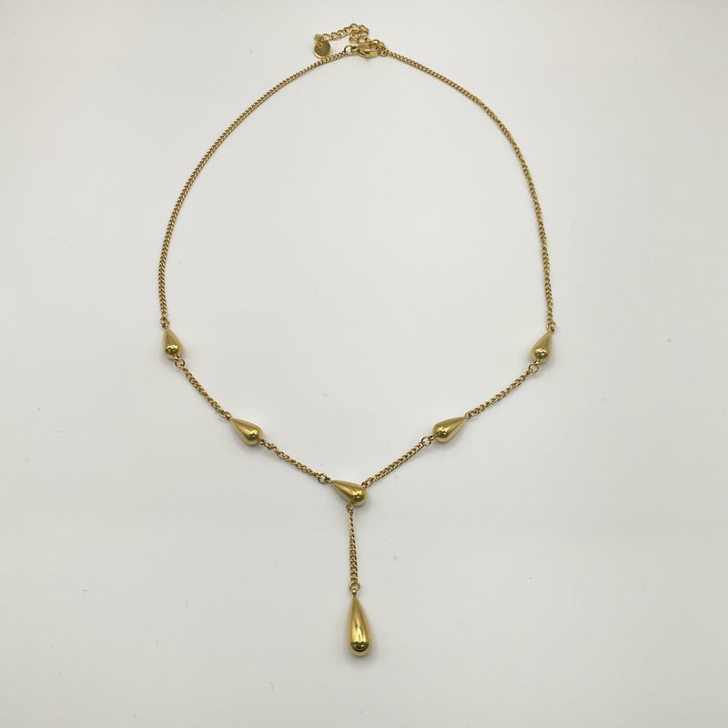 Multi Drop Lariat necklace Chain