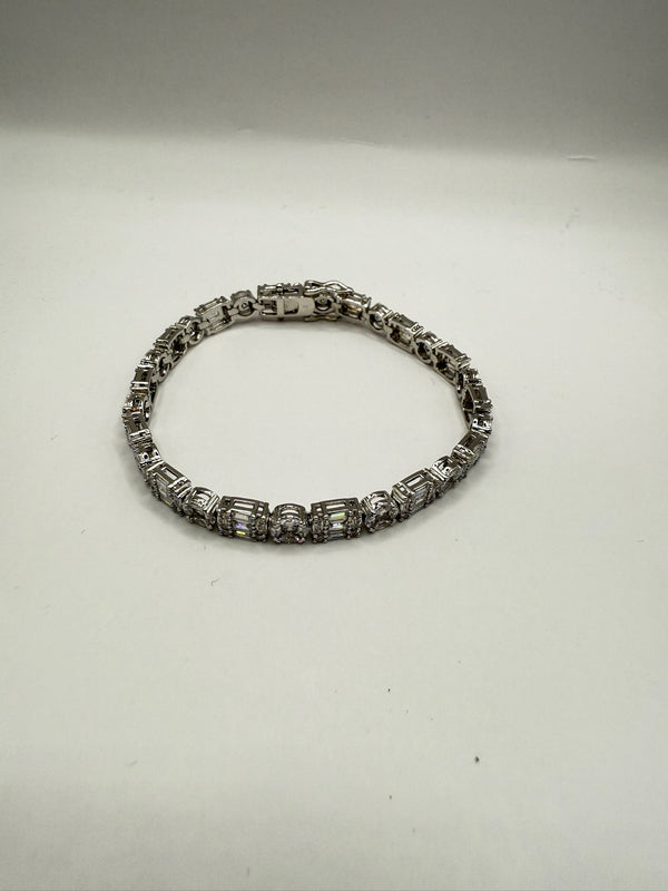 Mixed Shape Tennis Bracelets Brass