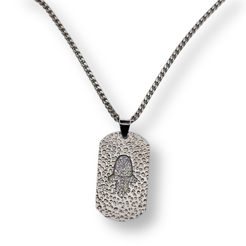 Hamsa Tag Chain