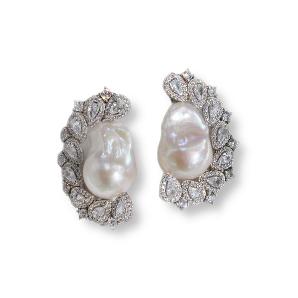 Baroque Marquis Pearl Earrings