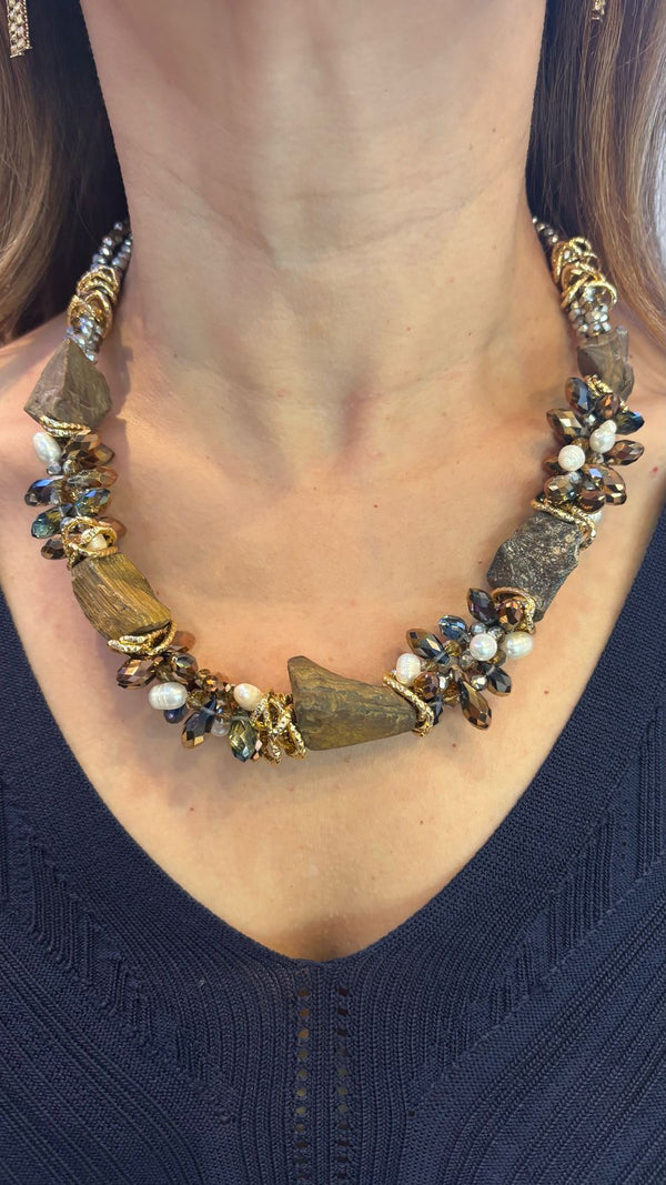 Collares Florette Piedras en Bruto