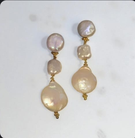 Aretes Barroca 2 en uno