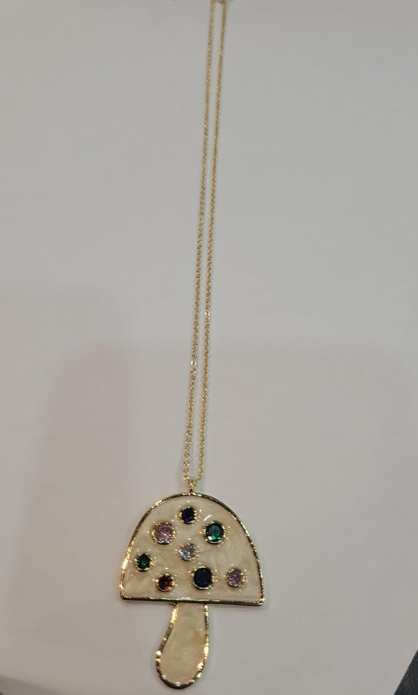 Mushroom colored Brass Chain