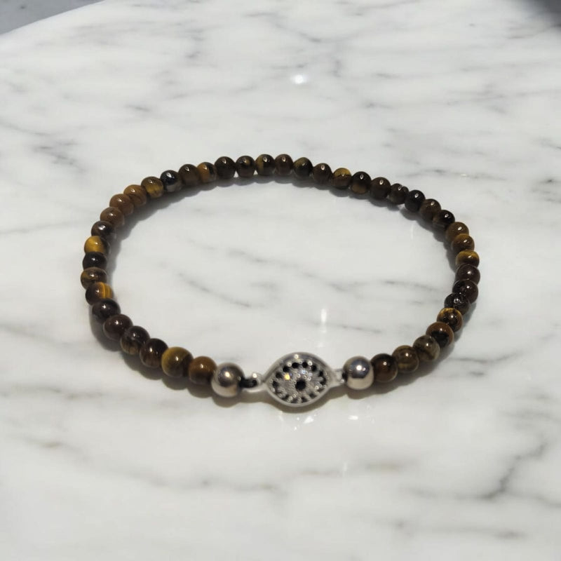 Pulsera Caballero dije Ojo con Zircon