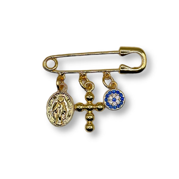 Evil Eye Baby Pin Small